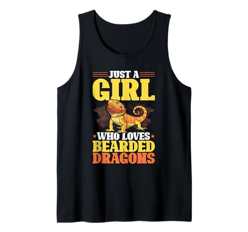 Nur EIN Mädchen, das Reptilien, Echsenbärtige Drachen liebt Tank Top Nur EIN Mädchen, das Reptilien, Echsenbärtige Drachen liebt Tank Top von Cute Exotic Bearded Dragon Reptile Owner Gifts