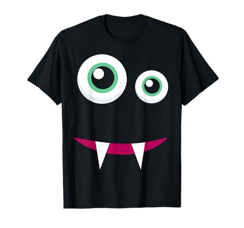 Auge Monster Gesicht mit Zähnen Lustig Halloween Kinder Mann Frauen T-Shirt Auge Monster Gesicht mit Zähnen Lustig Halloween Kinder Mann Frauen T-Shirt von Cute Eye Monster Face Funny Halloween