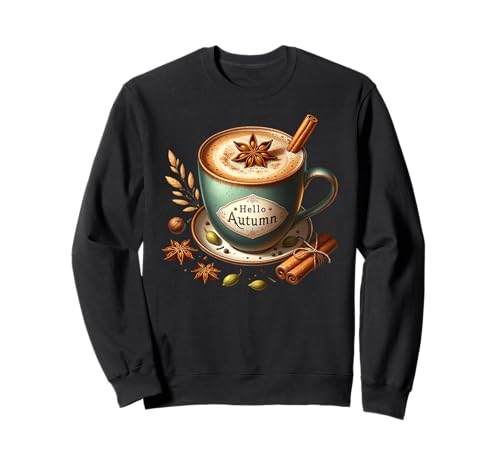 Hello Autumn Themed Coffee Mug for Women Cozy Fall Vibes Sweatshirt von Cute Fall Coffee Gifts For Women And Coffee Lovers