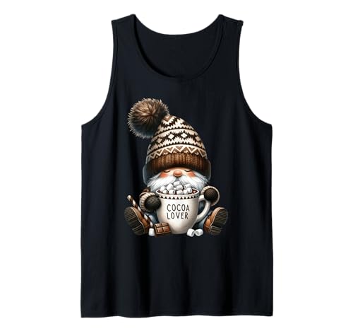 Hot Cocoa GNOME Dad for Women and Cocoa Lovers Cute Winter Tank Top Hot Cocoa GNOME Dad for Women and Cocoa Lovers Cute Winter Tank Top von Cute Fall Gnomes Hot Cocoa Gifts For Winter Season