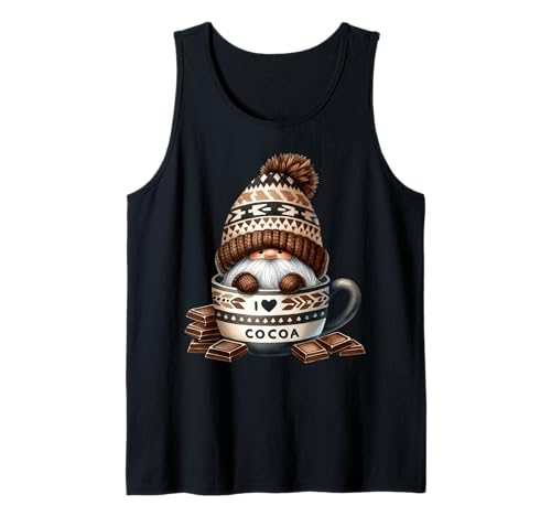 Unique Winter Must Haves for Women with Hot Cocoa GNOME Tank Top Unique Winter Must Haves for Women with Hot Cocoa GNOME Tank Top von Cute Fall Gnomes Hot Cocoa Gifts For Winter Season