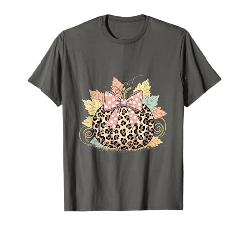 Süßes Halloween Herbst Kürbis Shirt Frauen Leopard Kürbis T-Shirt Süßes Halloween Herbst Kürbis Shirt Frauen Leopard Kürbis T-Shirt von Cute Fall Peace Love Design Women Men Girls Kids