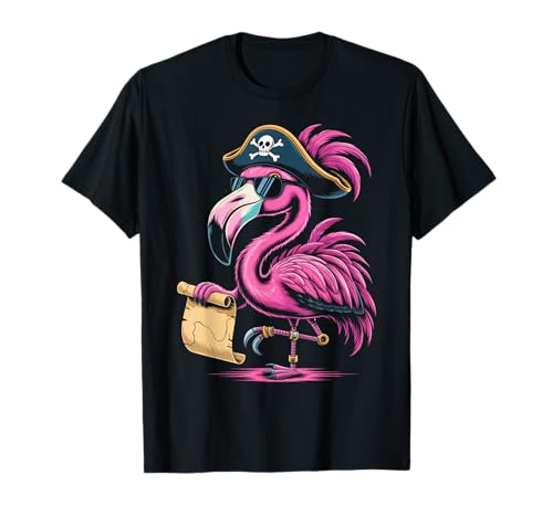 Piratenkostüm Flamingo, lustiges Halloween-Party-Kostüm, für Herren und Damen T-Shirt Piratenkostüm Flamingo, lustiges Halloween-Party-Kostüm, für Herren und Damen T-Shirt von Cute Flamingo Halloween Co.