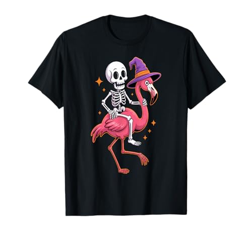 Skelett Flamingo Ride Halloween im Paradies Lustig Männer Frauen T-Shirt Skelett Flamingo Ride Halloween im Paradies Lustig Männer Frauen T-Shirt von Cute Flamingo Halloween Co.