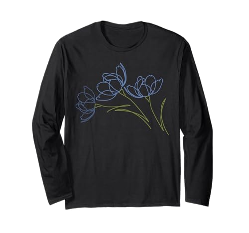 Niedliche Frühlingsblumen-Grafik für Mädchen und Frauen Langarmshirt Niedliche Frühlingsblumen-Grafik für Mädchen und Frauen Langarmshirt von Cute Floral Tee