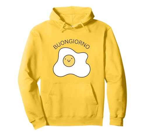 Buongiorno Spiegelei Sleep Good Morning auf Italian Women Kid Pullover Hoodie Buongiorno Spiegelei Sleep Good Morning auf Italian Women Kid Pullover Hoodie von Cute Fried Egg saying Buongiorno Italian Girls