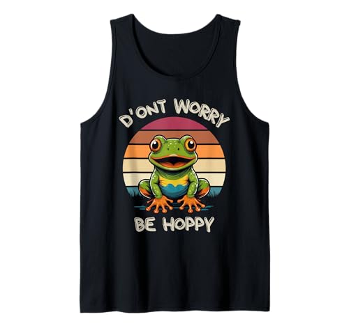 Niedlicher Frosch Don't Worry Be Hoppy für Kinder Tank Top Niedlicher Frosch Don't Worry Be Hoppy für Kinder Tank Top von Cute Frog Design For Kids Don't Worry Be Hoppy