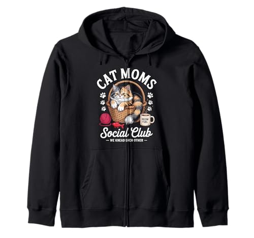 Stolze Katze Mama Lustiger Haustierbesitzer Kitty Lover Kapuzenjacke von Cute Funny Cat Lover Designs for Cat Moms