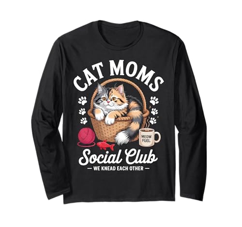 Stolze Katze Mama Lustiger Haustierbesitzer Kitty Lover Langarmshirt von Cute Funny Cat Lover Designs for Cat Moms