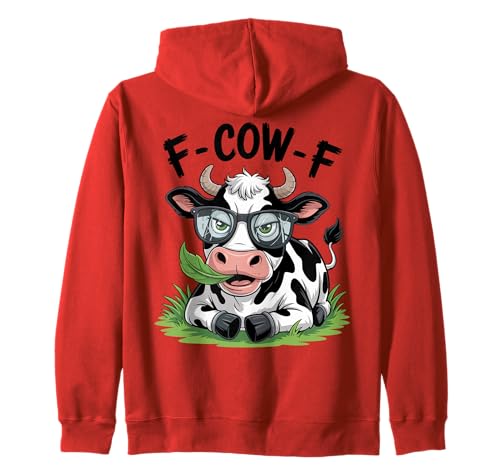 Lustige, Coole Kuh mit Brille, Cartoon-Tier für Männer, Frauen, Kinder Kapuzenjacke Lustige, Coole Kuh mit Brille, Cartoon-Tier für Männer, Frauen, Kinder Kapuzenjacke von Cute Funny Farm Animal Cow Humor Gifts