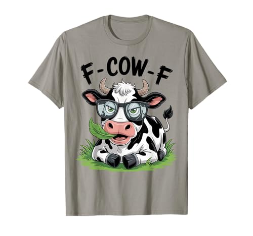 Lustige, Coole Kuh mit Brille, Cartoon-Tier für Männer, Frauen, Kinder T-Shirt Lustige, Coole Kuh mit Brille, Cartoon-Tier für Männer, Frauen, Kinder T-Shirt von Cute Funny Farm Animal Cow Humor Gifts