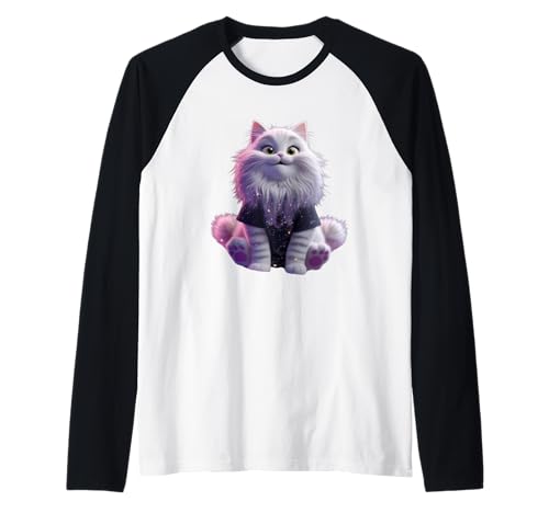 Niedliches lustiges magisches Katzen-Unisex-Design für Männer und Frauen Raglan Niedliches lustiges magisches Katzen-Unisex-Design für Männer und Frauen Raglan von Cute Funny Magic Cat Unisex Design Men Women Tee