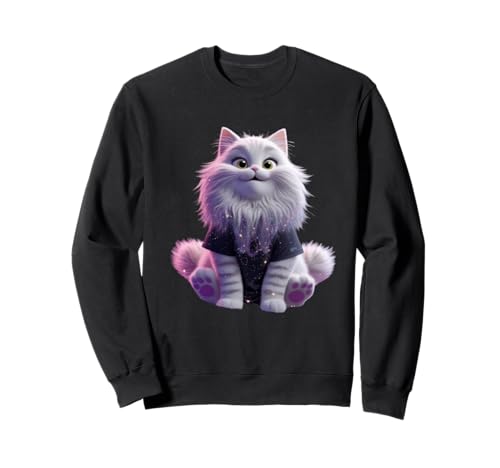 Niedliches lustiges magisches Katzen-Unisex-Design für Männer und Frauen Sweatshirt Niedliches lustiges magisches Katzen-Unisex-Design für Männer und Frauen Sweatshirt von Cute Funny Magic Cat Unisex Design Men Women Tee