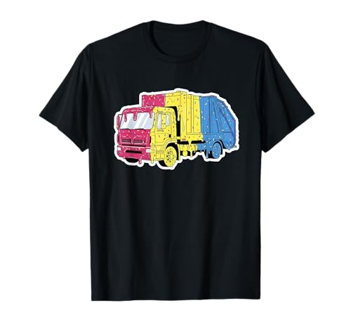Eiscreme Tropf Müllwagen Kleidung Kleinkind Kinder Jungen T-Shirt Eiscreme Tropf Müllwagen Kleidung Kleinkind Kinder Jungen T-Shirt von Cute Garbage Truck Costume Adult Boy Co
