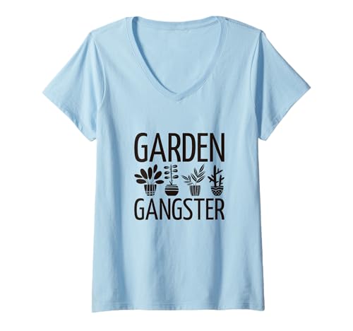 Damen Funny Gardener Quote House Plant Lover Interior Design T-Shirt mit V-Ausschnitt Damen Funny Gardener Quote House Plant Lover Interior Design T-Shirt mit V-Ausschnitt von Cute Gardening Gift Ideas for Her