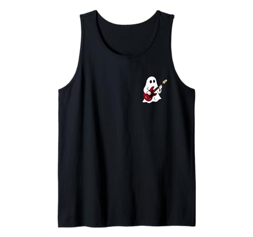 Lustiges Halloween-Kostüm für Herren und Damen Tank Top Lustiges Halloween-Kostüm für Herren und Damen Tank Top von Cute Ghost Bass Guitar Halloween Funny kids Boys