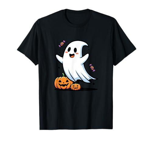 Entzückendes Geister-Halloween-T-Shirt für Kinder, Mädchen, Jungen T-Shirt Entzückendes Geister-Halloween-T-Shirt für Kinder, Mädchen, Jungen T-Shirt von Cute Ghost Halloween Kids Apparel