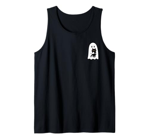 Geist hält eine Katze, süßes Halloween-Kostüm, Kawaii, lustige Kinder Tank Top Geist hält eine Katze, süßes Halloween-Kostüm, Kawaii, lustige Kinder Tank Top von Cute Ghost Holding Cat Halloween kawaii Funny Kids