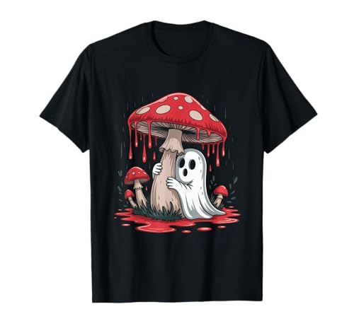 Gruseliger Geisterpilz Cottagecore Halloween Herren Damen Kinder T-Shirt Gruseliger Geisterpilz Cottagecore Halloween Herren Damen Kinder T-Shirt von Cute Ghost Mushroom Cottagecore Halloween Apparel