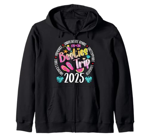 Besties Trip 2025 Unbreakable Making Memories Ausflug für Mädchen Kapuzenjacke Besties Trip 2025 Unbreakable Making Memories Ausflug für Mädchen Kapuzenjacke von Cute Girls Beach Trip 2025 Summer Vacation Match