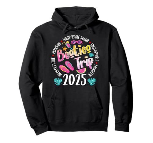 Besties Trip 2025 Unbreakable Making Memories Ausflug für Mädchen Pullover Hoodie Besties Trip 2025 Unbreakable Making Memories Ausflug für Mädchen Pullover Hoodie von Cute Girls Beach Trip 2025 Summer Vacation Match