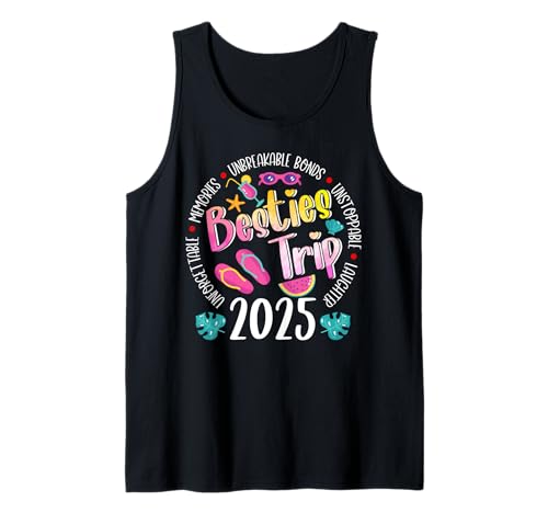 Besties Trip 2025 Unbreakable Making Memories Ausflug für Mädchen Tank Top von Cute Girls Beach Trip 2025 Summer Vacation Match