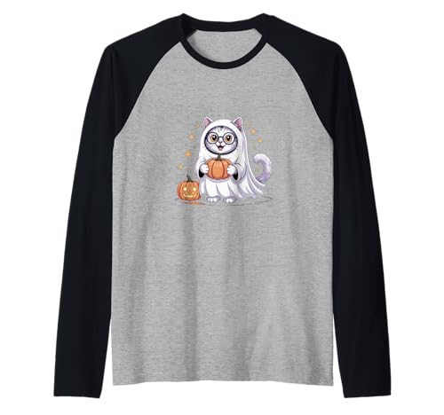 Niedliche Halloween-Katze, lustiger Geister-Kürbis-Spaß, für Herren Raglan Niedliche Halloween-Katze, lustiger Geister-Kürbis-Spaß, für Herren Raglan von Cute Halloween Cat Funny Ghost Pumpkin Fun