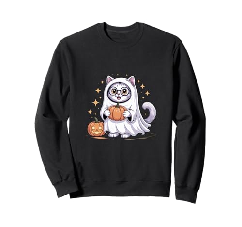Niedliche Halloween-Katze, lustiger Geister-Kürbis-Spaß, für Herren Sweatshirt Niedliche Halloween-Katze, lustiger Geister-Kürbis-Spaß, für Herren Sweatshirt von Cute Halloween Cat Funny Ghost Pumpkin Fun