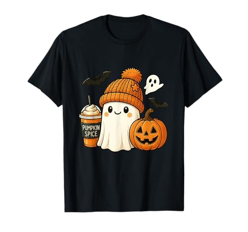 Süßer Geist Kaffee Mütze – Lustiges Halloween Damen Herren T-Shirt Süßer Geist Kaffee Mütze – Lustiges Halloween Damen Herren T-Shirt von Cute Halloween Ghost Drinking Coffee Halloween
