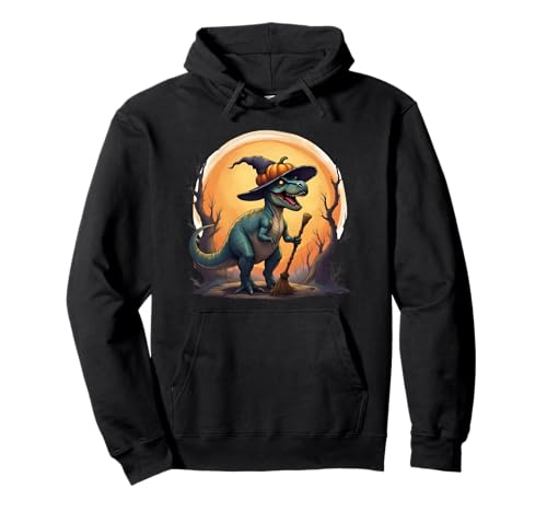 Cute Dinosaur Witch Pumpkins Halloween Family Matching Boys Pullover Hoodie Cute Dinosaur Witch Pumpkins Halloween Family Matching Boys Pullover Hoodie von Cute Halloween Ghost Spooky Pumpkins By GnineZa