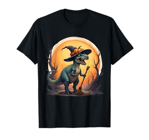 Cute Dinosaur Witch Pumpkins Halloween Family Matching Boys T-Shirt Cute Dinosaur Witch Pumpkins Halloween Family Matching Boys T-Shirt von Cute Halloween Ghost Spooky Pumpkins By GnineZa