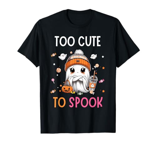 Cute Ghost Candy Halloween Too Cute to Spook Kids Toddler T-Shirt Cute Ghost Candy Halloween Too Cute to Spook Kids Toddler T-Shirt von Cute Halloween Ghost Spooky Pumpkins By GnineZa