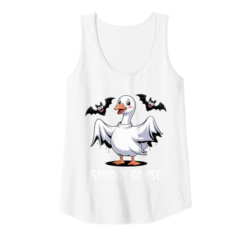 Damen Spooky Goose Funny Ghost Halloween Costume Tank Top Damen Spooky Goose Funny Ghost Halloween Costume Tank Top von Cute Halloween Goose Ghost Animal Costume