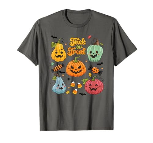 Süßes oder Saures Kürbisse für Kinder und Erwachsene T-Shirt Süßes oder Saures Kürbisse für Kinder und Erwachsene T-Shirt von Cute Halloween Pumpkin Trick or Treat