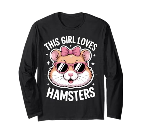 Dieses Mädchen liebt Hamster Langarmshirt von Cute Hamster Cool Hamsters Design