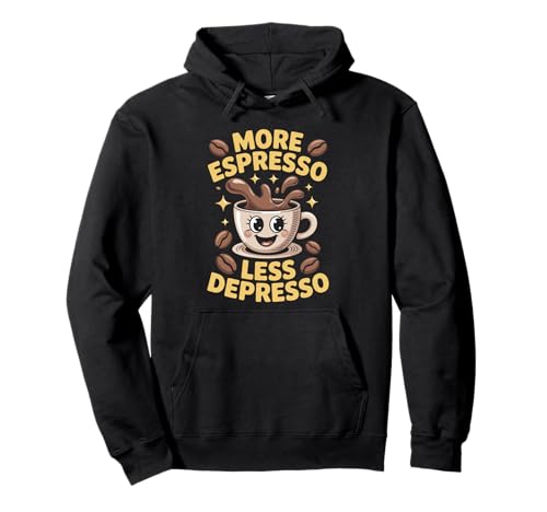 Lustiger Kaffee Spruch Espresso Stimmungssteigernd Zitat Frauen Männer Pullover Hoodie von Cute Happy Cup Morning Caffeine Beans Lover