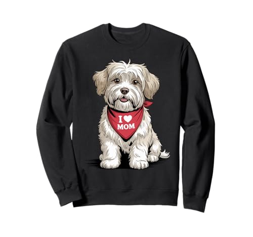 Ich Liebe Mama, Havanesischer Liebhaber, Hund, Muttertag Sweatshirt Ich Liebe Mama, Havanesischer Liebhaber, Hund, Muttertag Sweatshirt von Cute Havanese Mom Dog Lover