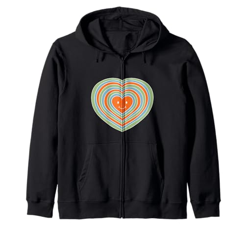 Colorful Heart Logo for Women and Teens Kapuzenjacke Colorful Heart Logo for Women and Teens Kapuzenjacke von Cute Heart Smiling Face Pattern Gear