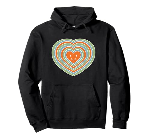 Colorful Heart Logo for Women and Teens Pullover Hoodie Colorful Heart Logo for Women and Teens Pullover Hoodie von Cute Heart Smiling Face Pattern Gear