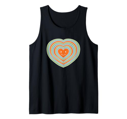 Colorful Heart Logo for Women and Teens Tank Top Colorful Heart Logo for Women and Teens Tank Top von Cute Heart Smiling Face Pattern Gear
