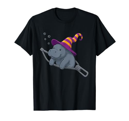 Nilpferd Emerging from A Zipper Hippo Halloween Men Women T-Shirt Nilpferd Emerging from A Zipper Hippo Halloween Men Women T-Shirt von Cute Hippo Clothing For Kids Tee