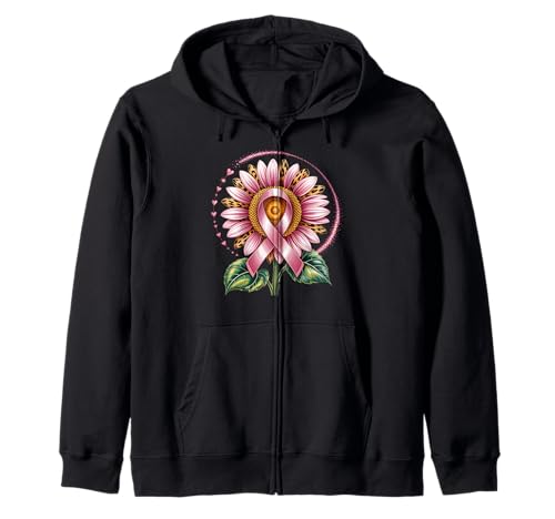 Brustkrebs Sonnenblume Rosa Schleife Leopard Bewusstsein Frauen Kapuzenjacke Brustkrebs Sonnenblume Rosa Schleife Leopard Bewusstsein Frauen Kapuzenjacke von Cute In October We Wear Pink