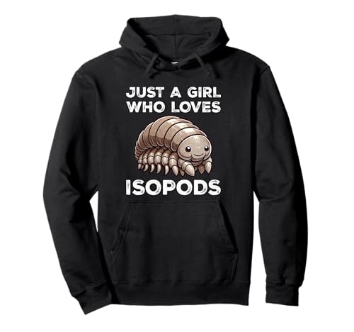 Kawaii Isopod Nur ein Mädchen, das Asseln liebt Süßer Isopod Pullover Hoodie von Cute Isopod Kawaii Animals lovers Apparel Co.