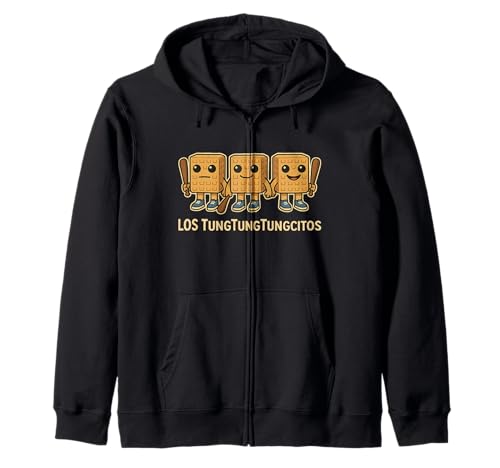 Los TungTungTungTungcitos Italian Brainrot Tung Sahur Kids Meme Kapuzenjacke Los TungTungTungTungcitos Italian Brainrot Tung Sahur Kids Meme Kapuzenjacke von Cute Italian Brainrot Gamer Secret Youth Tees