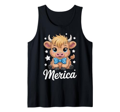 4. Juli Highland Cow Patriotische Kawaii Merica America Kids Tank Top 4. Juli Highland Cow Patriotische Kawaii Merica America Kids Tank Top von Cute July 4th Tees NYC