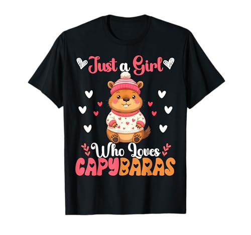 Niedliches Kawaii für Mädchen, nur EIN Mädchen, das Capybaras Liebhaber liebt T-Shirt von Cute Kawaii Anime Capybara Clothes For Girls