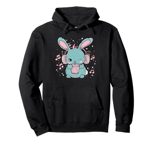 Bunny Boba Bubble Tea K-Pop Kawaii für Kinder und Mädchen Pullover Hoodie Bunny Boba Bubble Tea K-Pop Kawaii für Kinder und Mädchen Pullover Hoodie von Cute Kawaii Bunny Listening To Music