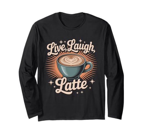 Lustiges Retro-Kaffee-Zitat für Männer, Frauen, Kinder Langarmshirt Lustiges Retro-Kaffee-Zitat für Männer, Frauen, Kinder Langarmshirt von Cute Kawaii Coffee Clothing for Men Women and Kids