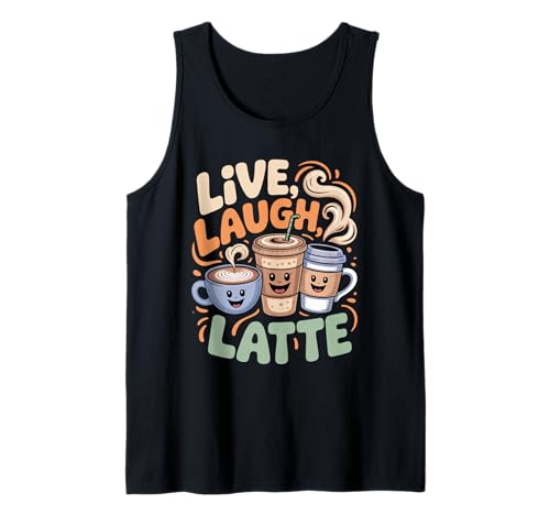 Lustiges Retro-Kaffee-Zitat für Männer, Frauen, Kinder Tank Top Lustiges Retro-Kaffee-Zitat für Männer, Frauen, Kinder Tank Top von Cute Kawaii Coffee Clothing for Men Women and Kids