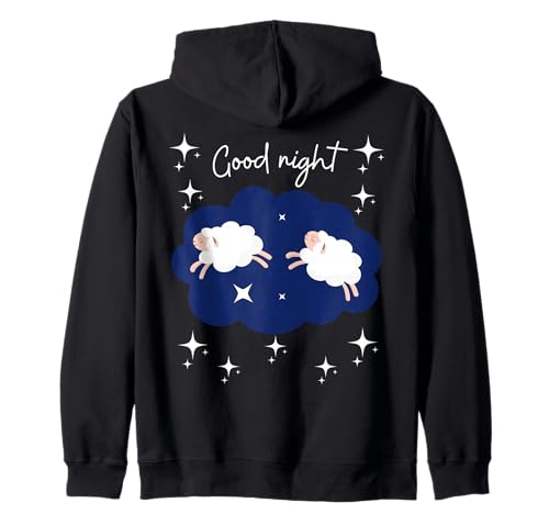 Good Night Counting Sheep Sleep Design Kleinkinder Jungen Mädchen Kapuzenjacke Good Night Counting Sheep Sleep Design Kleinkinder Jungen Mädchen Kapuzenjacke von Cute Kids Sleep Matching Family Sleeping Sheep
